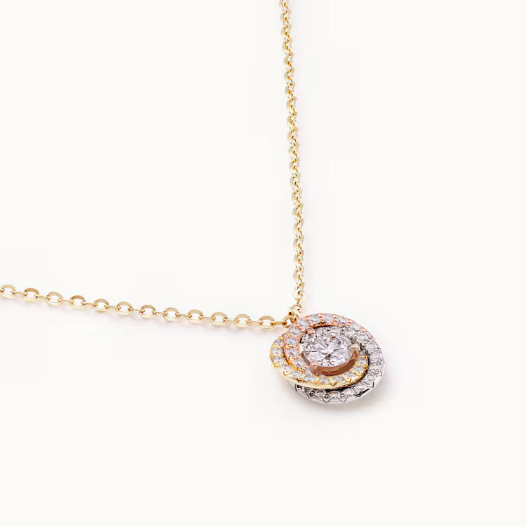 Cartier Trinity pendant, 1 diamond, paved