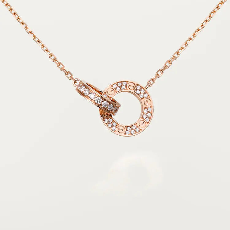 Cartier LOVE pendant, paved