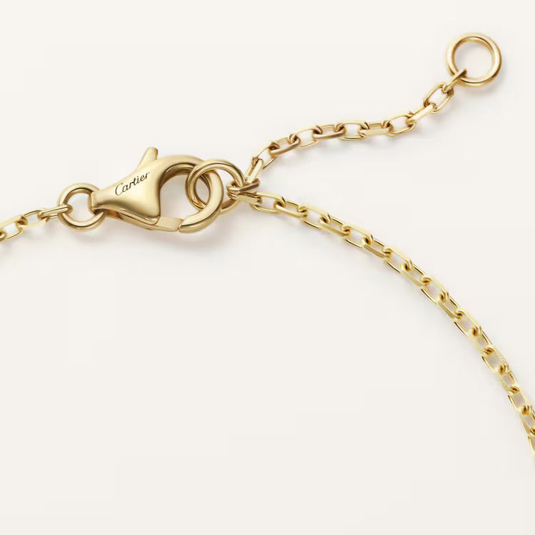 Cartier  LOVE bracelet, on chain, paved