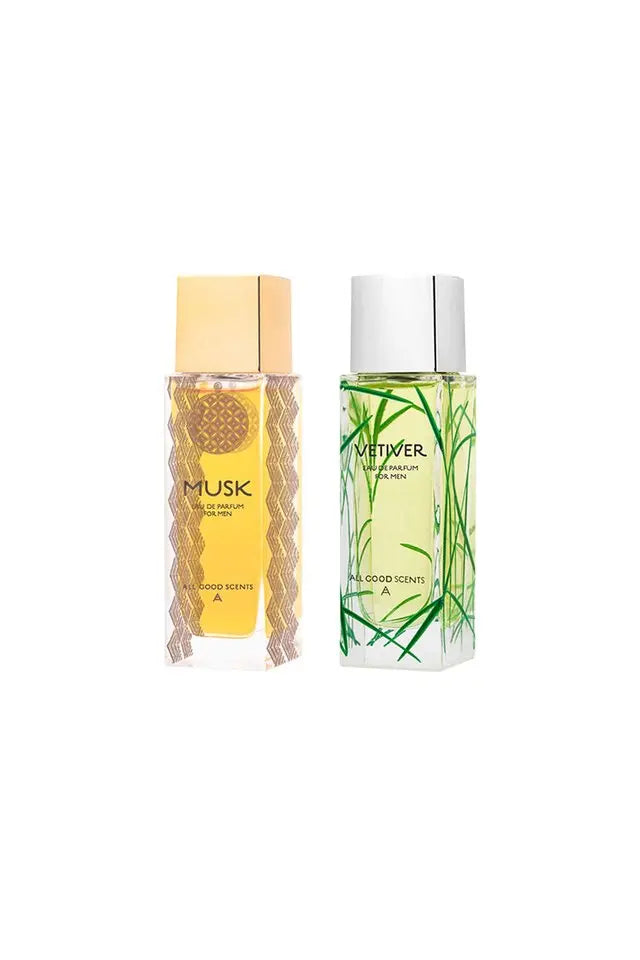 all good scents Mens Eternal Garden Giftset Musk + Vetiver Eau De Parfum 100 ml