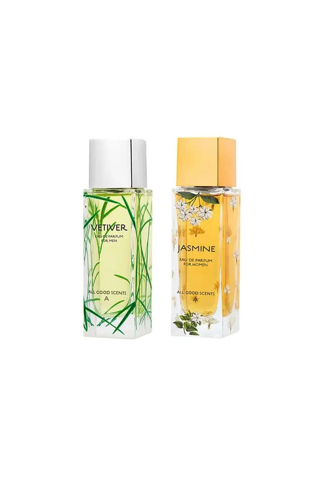 all good scents Unisex Eternal Garden Giftset Jasmine + Vetiver Eau De Parfum 100 ml