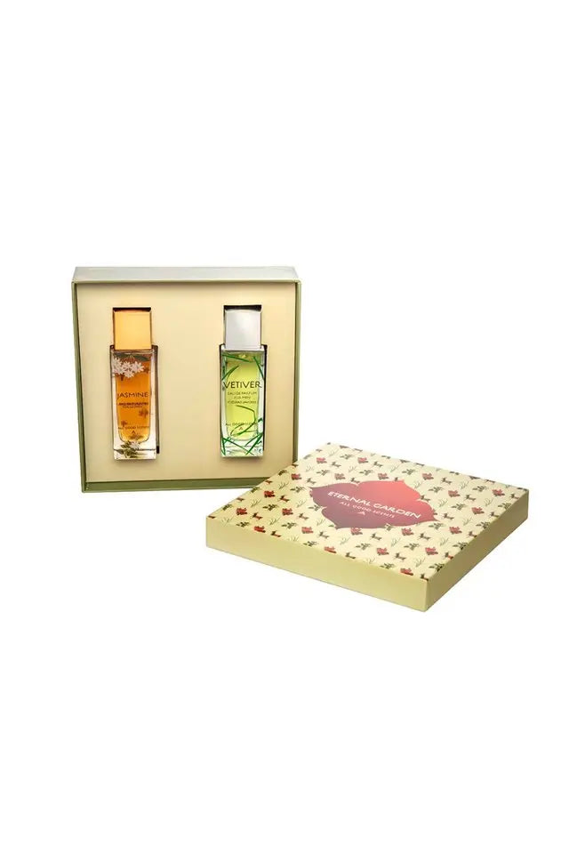all good scents Unisex Eternal Garden Giftset Jasmine + Vetiver Eau De Parfum 100 ml