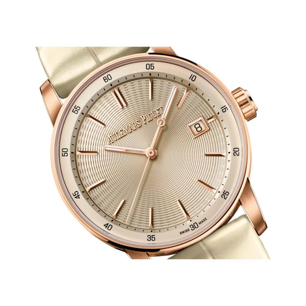 Audemars Piguet Code 11.59 77410OR.OO.A825CR.01 Selfwinding Pink Rose Gold 38mm Ivory Dial