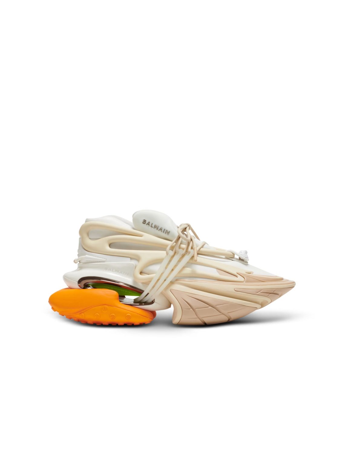 Balmain Unicorn trainers in neoprene and leather