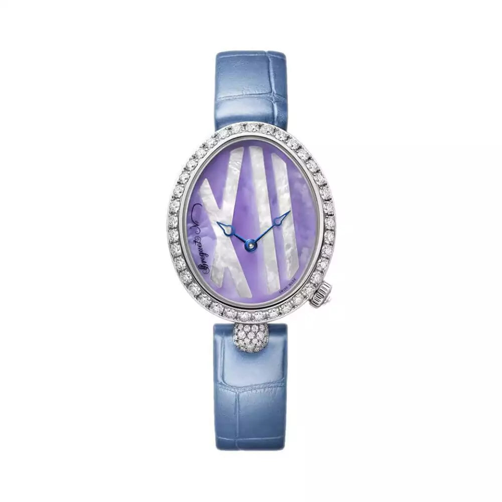 Breguet Reine De Naples 9818BB/5V/922/DD0D Automatic Lavander Mop Dial Ladies Watch