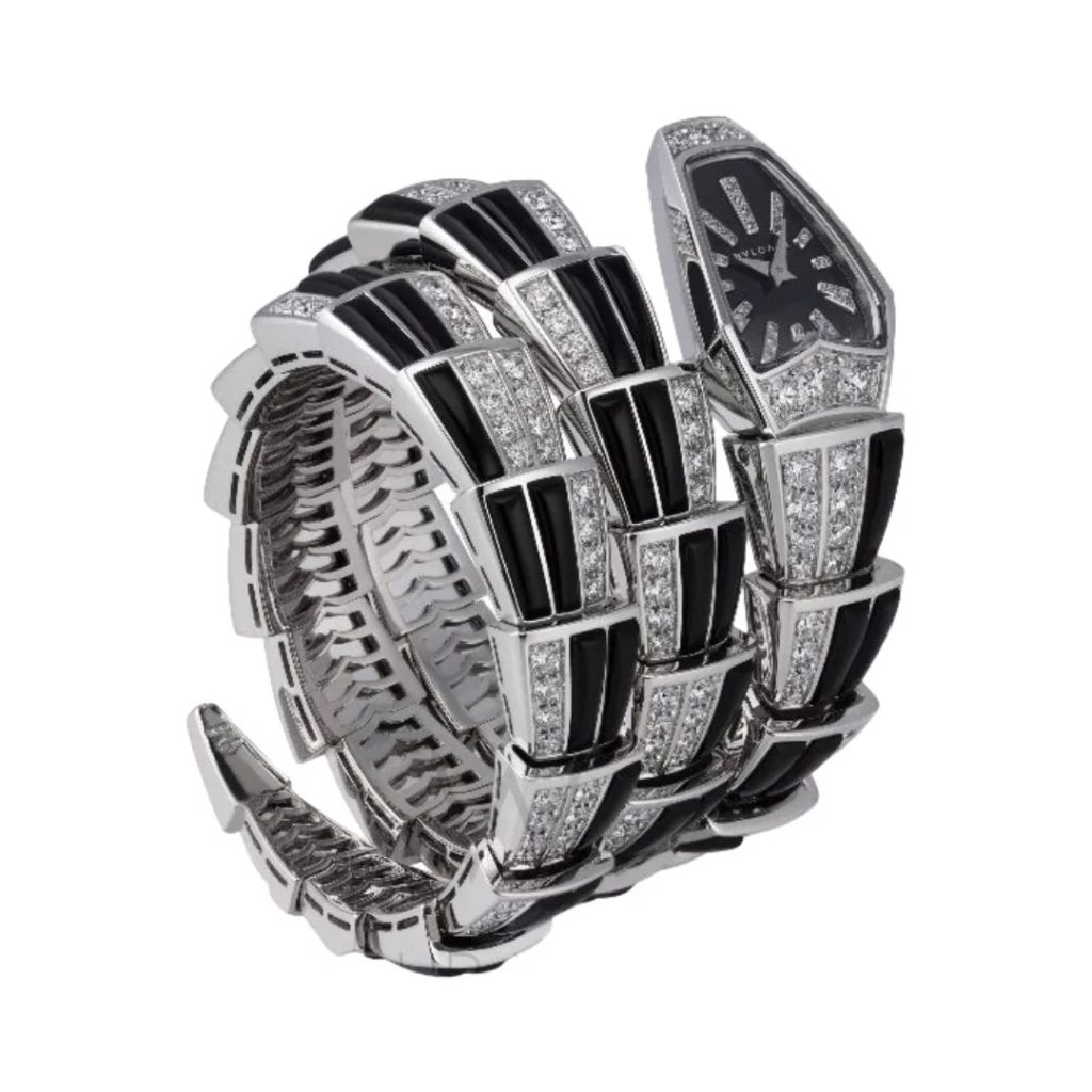 Bvlgari Serpenti 102112 SPW26BGD1GD1O.2T White Gold Black Dial