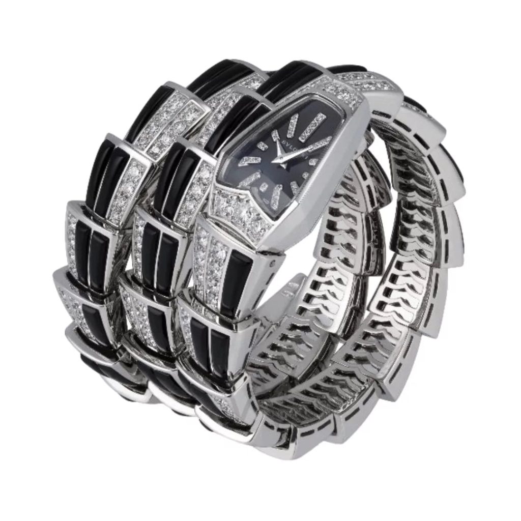 Bvlgari Serpenti 102112 SPW26BGD1GD1O.2T White Gold Black Dial
