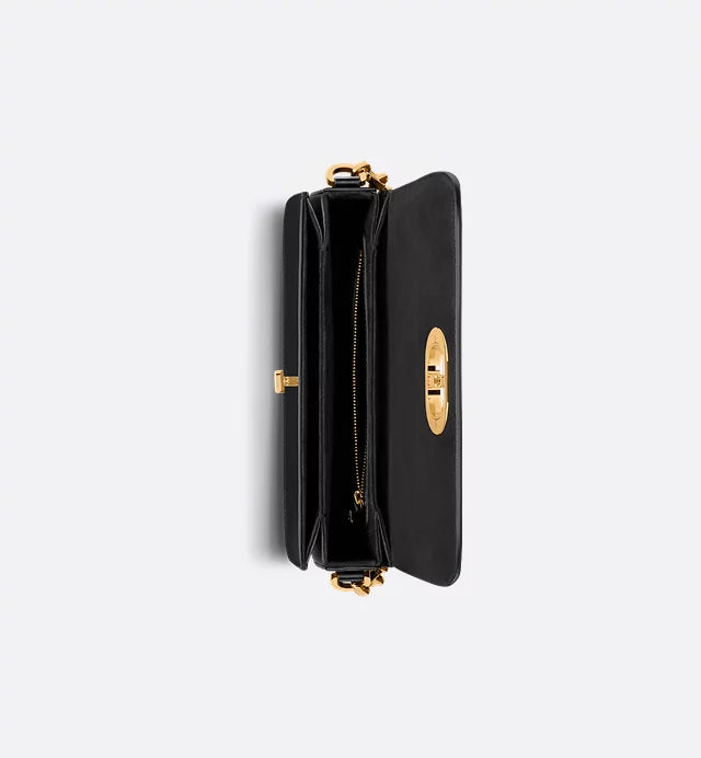 30 Montaigne Avenue Bag Black Box Calfskin