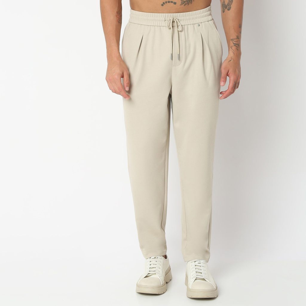 Weekend™ Pants - Knitted Fabric Lounge Pants Pull Comfort Elasticated Waist