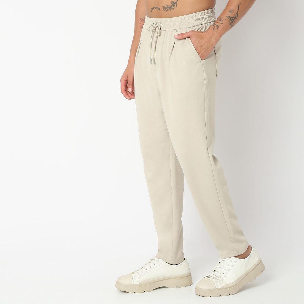 Weekend™ Pants - Knitted Fabric Lounge Pants Pull Comfort Elasticated Waist