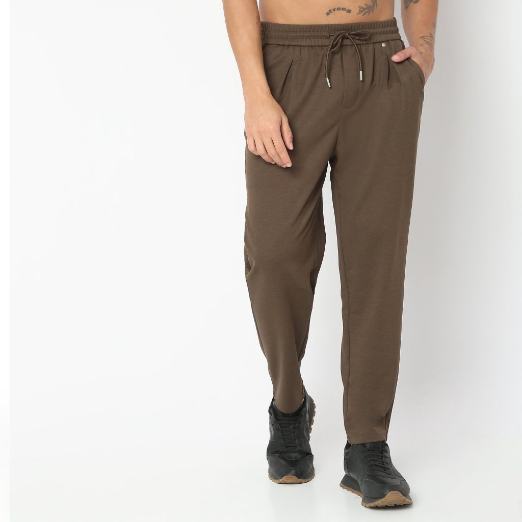 Weekend™ Pants - Knitted Fabric Lounge Pants Pull Comfort Elasticated Waist