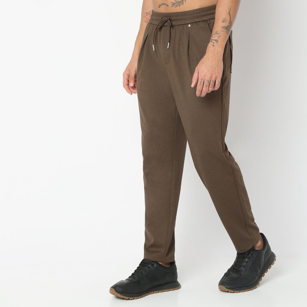 Weekend™ Pants - Knitted Fabric Lounge Pants Pull Comfort Elasticated Waist