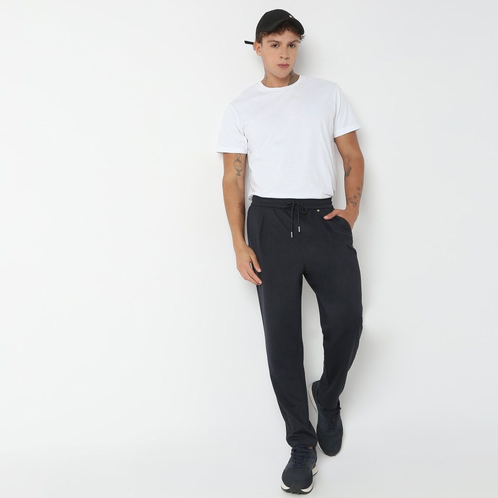 Weekend™ Pants - Knitted Fabric Lounge Pants Pull Comfort Elasticated Waist