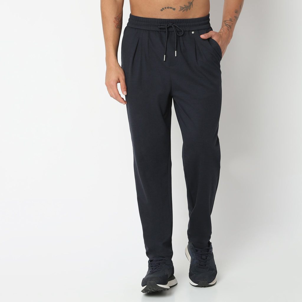 Weekend™ Pants - Knitted Fabric Lounge Pants Pull Comfort Elasticated Waist