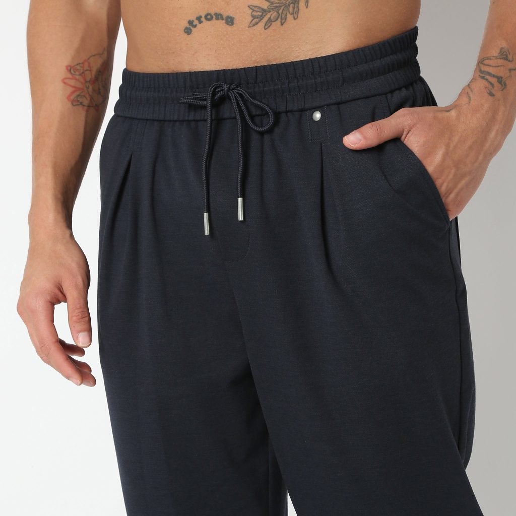 Weekend™ Pants - Knitted Fabric Lounge Pants Pull Comfort Elasticated Waist