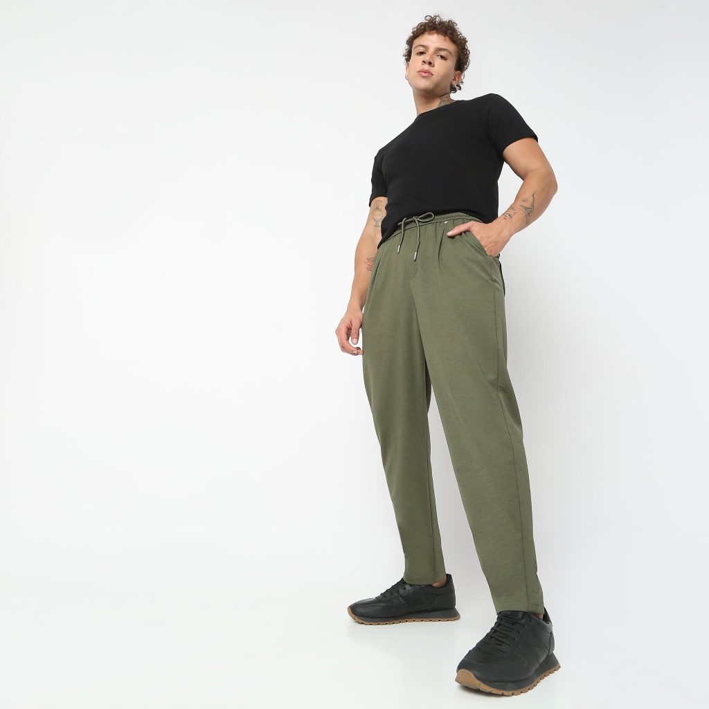 Weekend™ Pants - Knitted Fabric Lounge Pants Pull Comfort Elasticated Waist