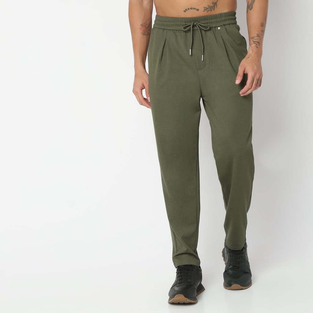 Weekend™ Pants - Knitted Fabric Lounge Pants Pull Comfort Elasticated Waist