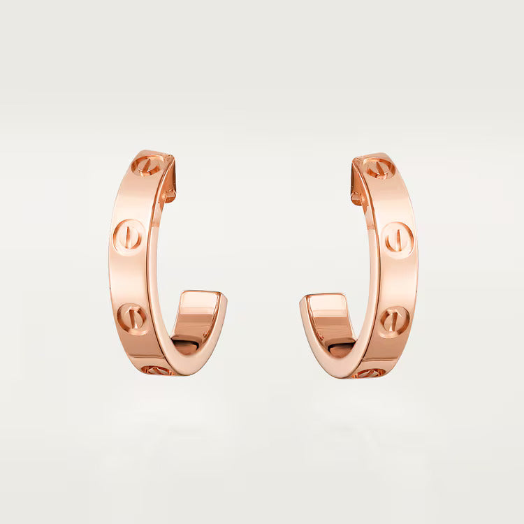 Cartier LOVE hoop earrings, small model