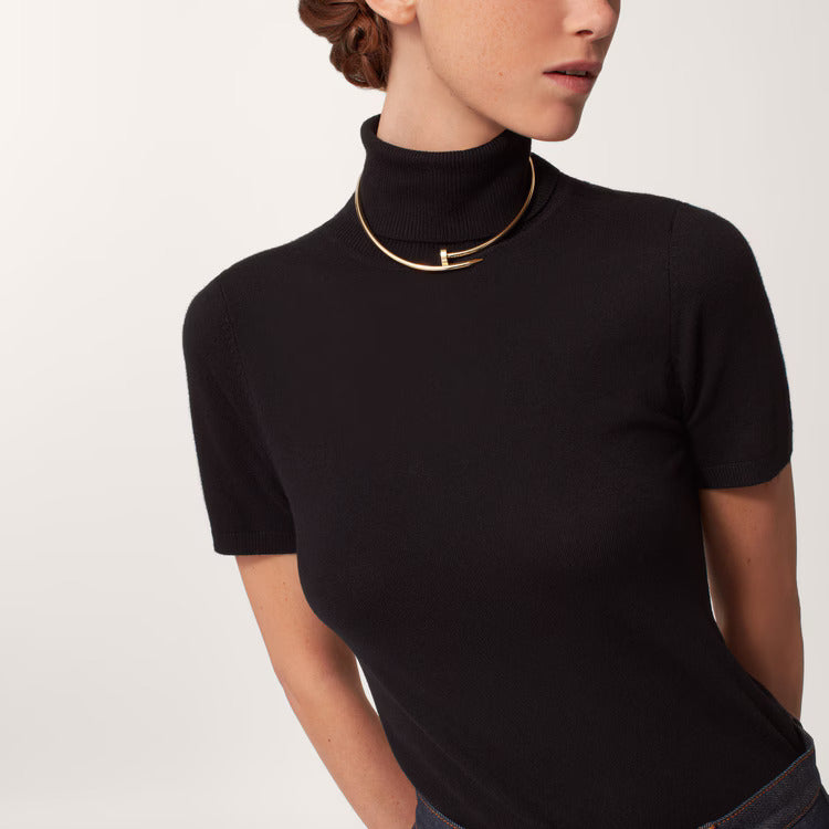 Cartier Juste un Clou torque necklace, classic model, diamonds