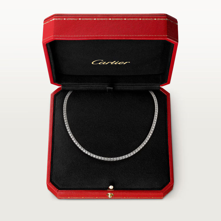 Cartier Lignes Essentielles necklace, brilliant-cut diamonds