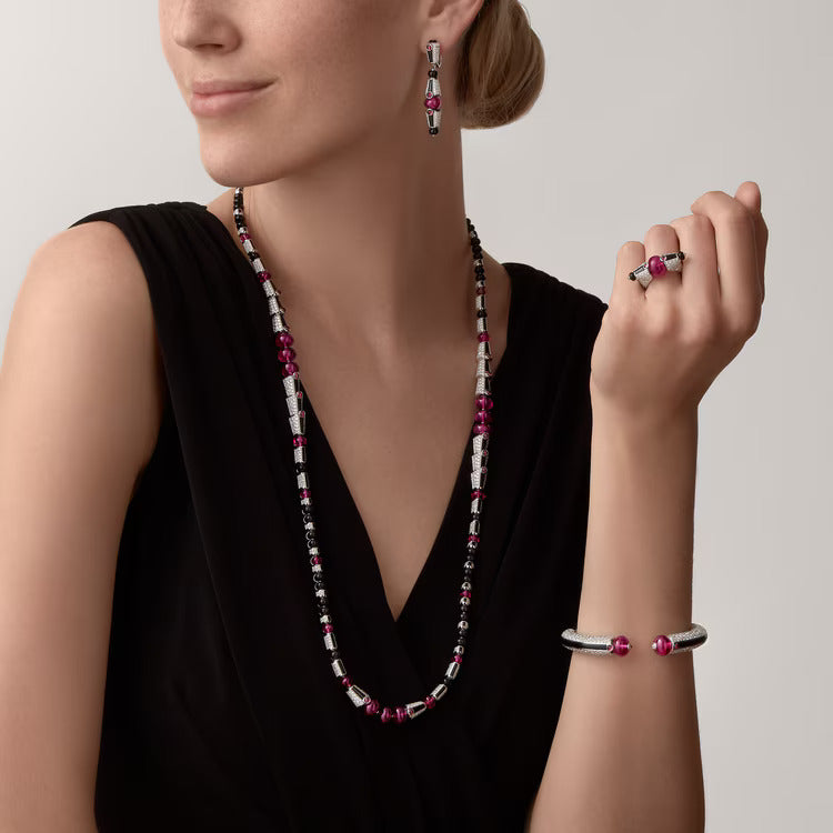 Cartier Beautés du Monde bracelet, rubellite, paved