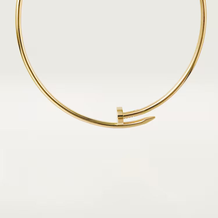 Cartier Juste un Clou torque necklace, classic model, diamonds