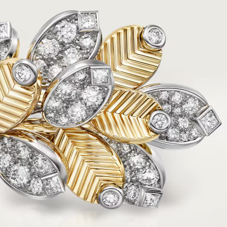 Cartier Grain de Café ring, semi-paved