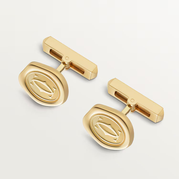 Cartier Wax seal motif cufflinks