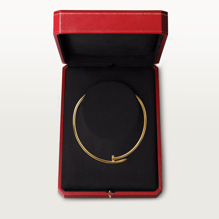 Cartier Juste un Clou torque necklace, classic model, diamonds