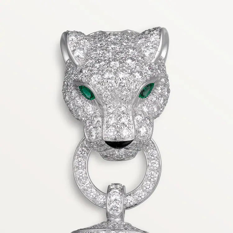 Cartier  Panthère de Cartier bracelet, on chain, half-paved