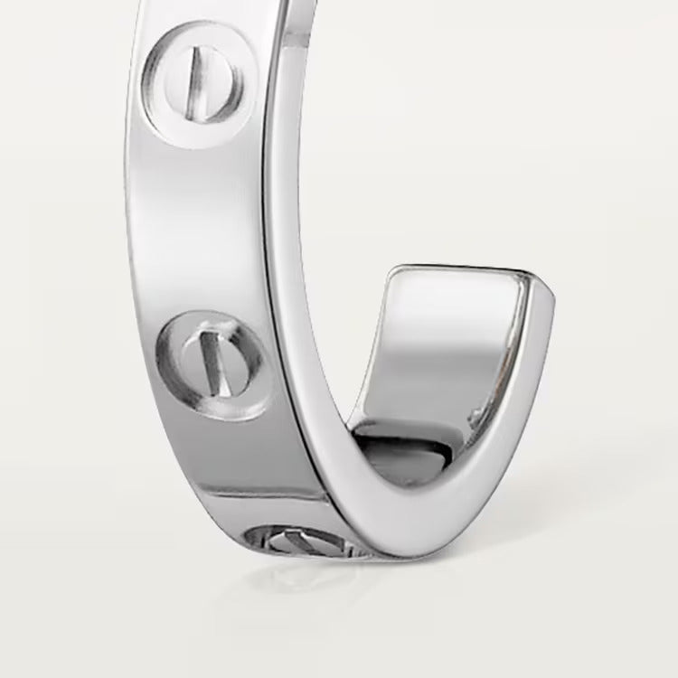 Cartier LOVE hoop earrings, small model
