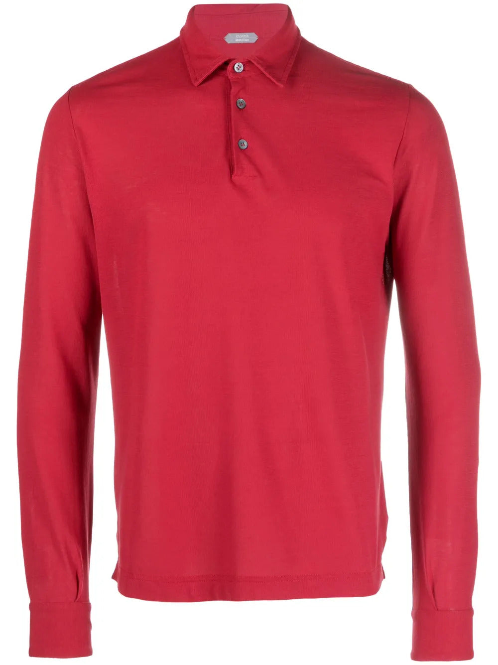 Zanone  long-sleeved cotton polo shirt