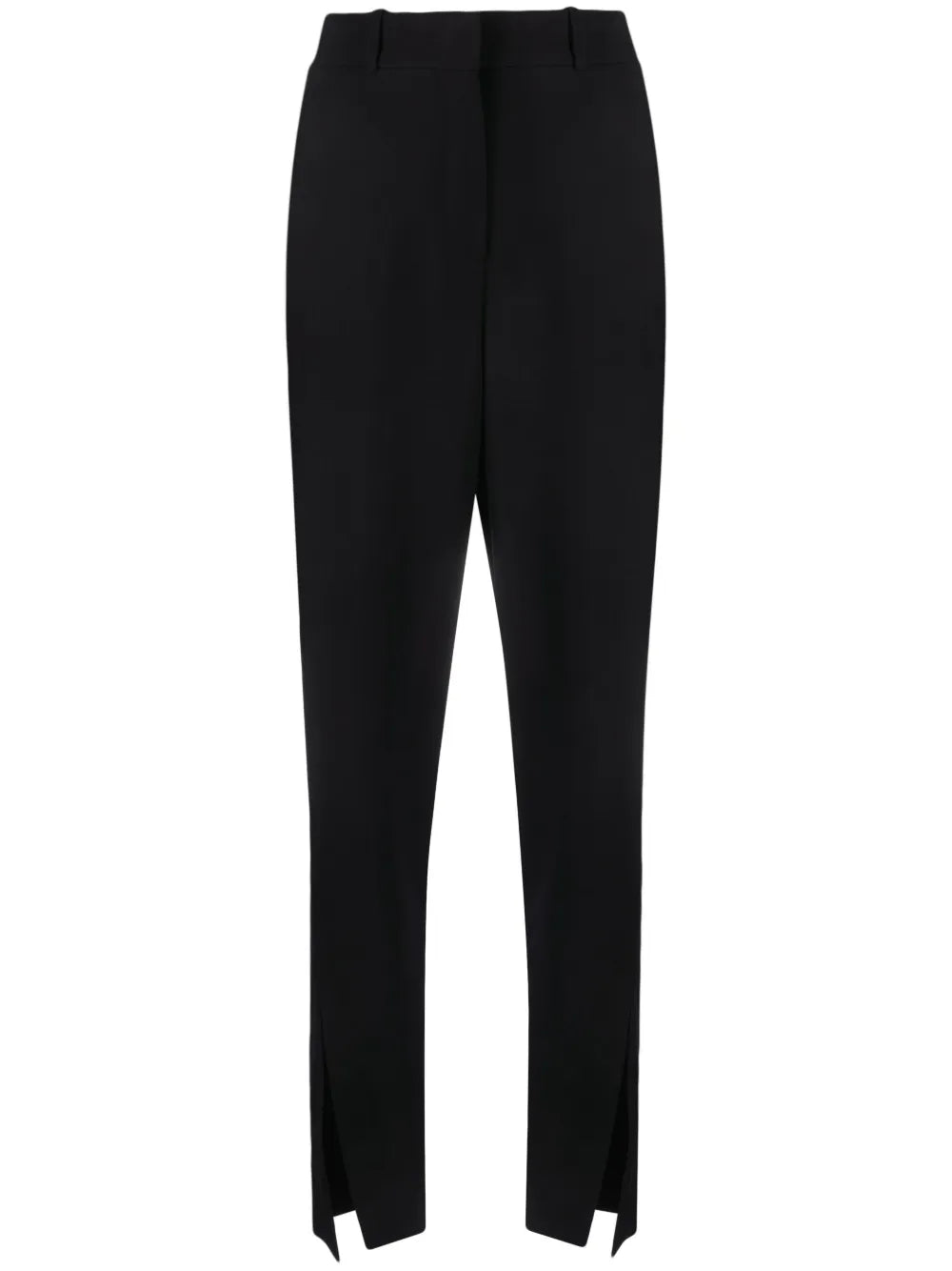 Balmain  split-hem virgin wool tapered trousers