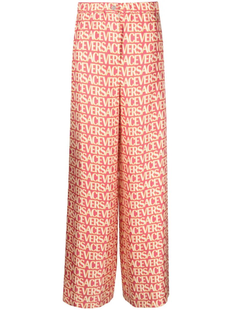 Versace  Versace Allover silk trousers