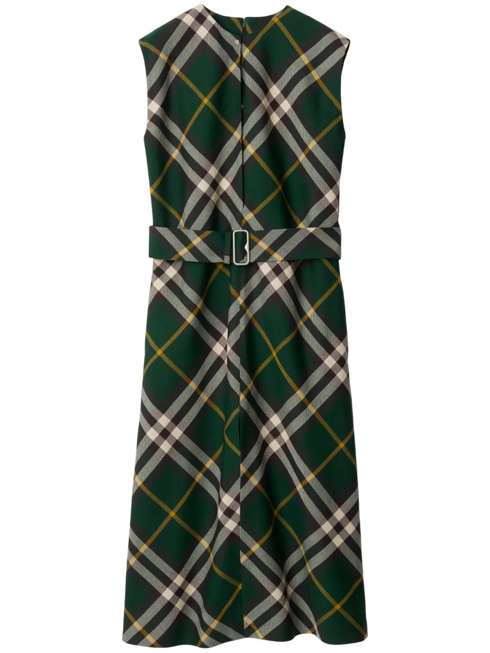 Burberry  checked wool midi dress
