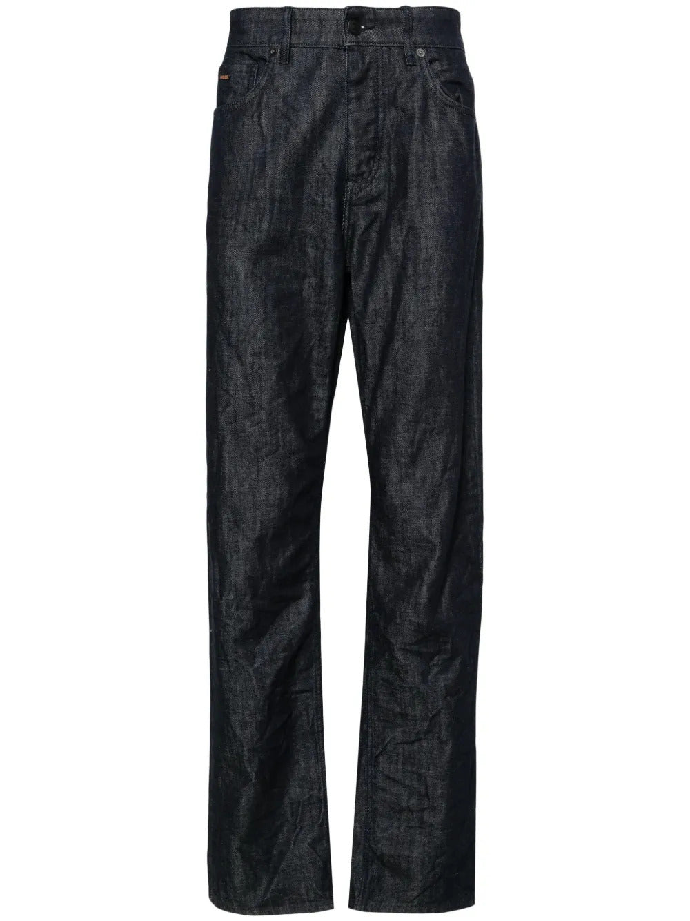 BOSS  mid-rise straight-leg jeans