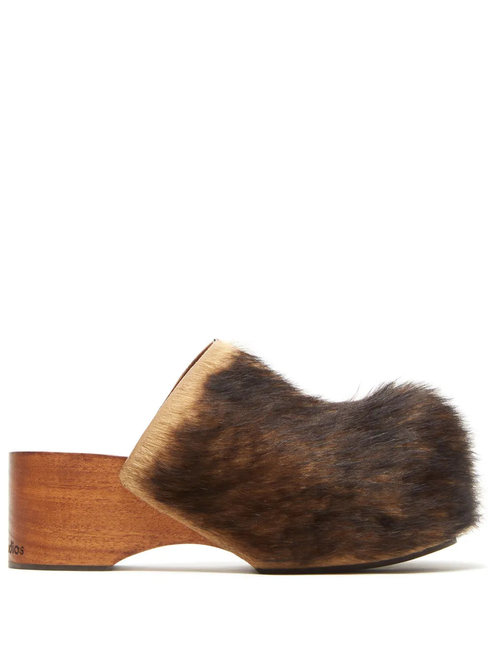 Acne Studios  70mm wood clogs