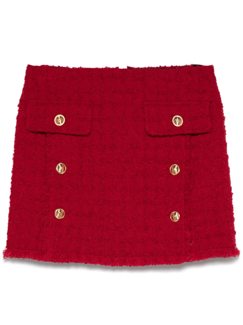 Versace  Heritage tweed mini skirt