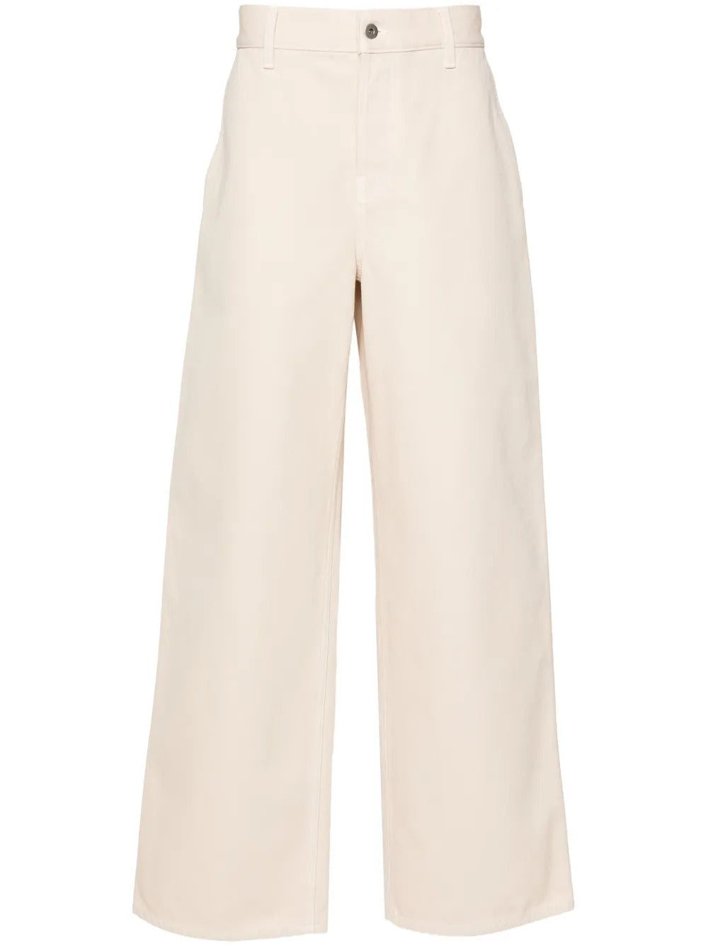 Burberry  Equestrian Knight-embroidered loose jeans
