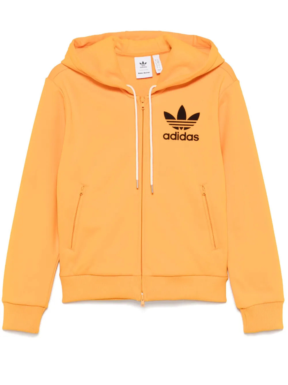 adidas  x Wales Bonner logo-flocked hoodie