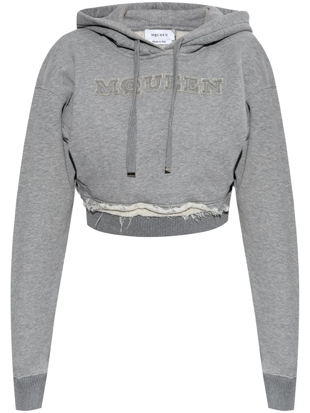 Alexander McQueen  logo-embroidered hoodie