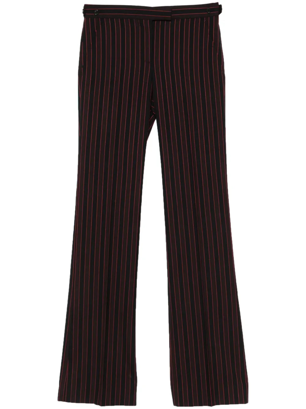 Alexander McQueen  pinstriped low-sise trousers