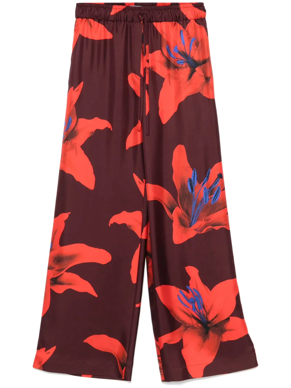 Alexander McQueen  floral-print trousers
