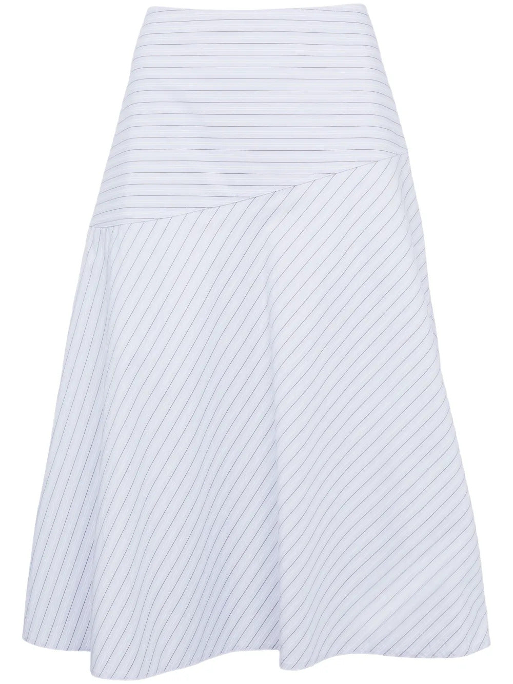 Yves Salomon  cotton A-line skirt