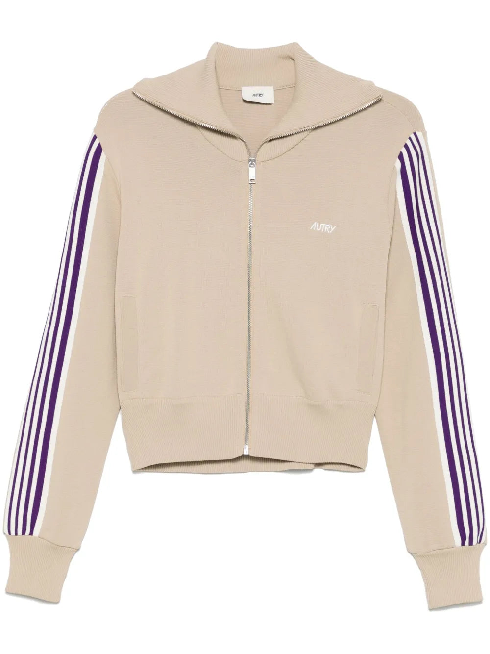 Autry  knitted zip-up sweatshirt