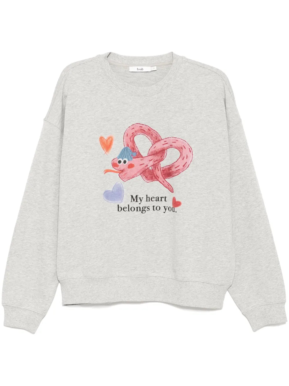 b+ab  graphic-print sweatshirt