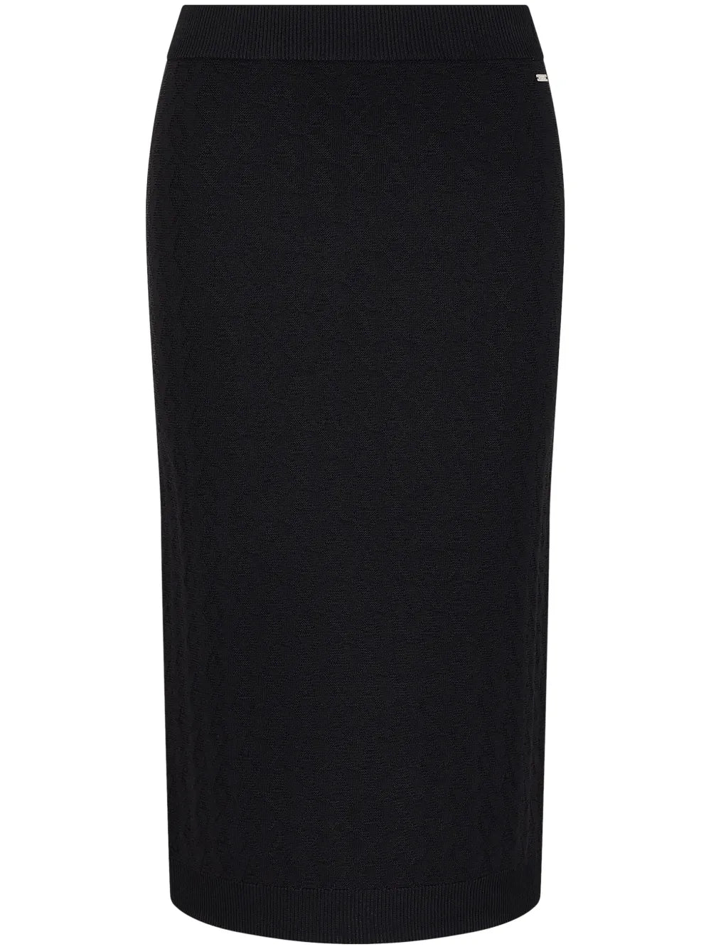 Armani Exchange  logo-jacquard midi skirt