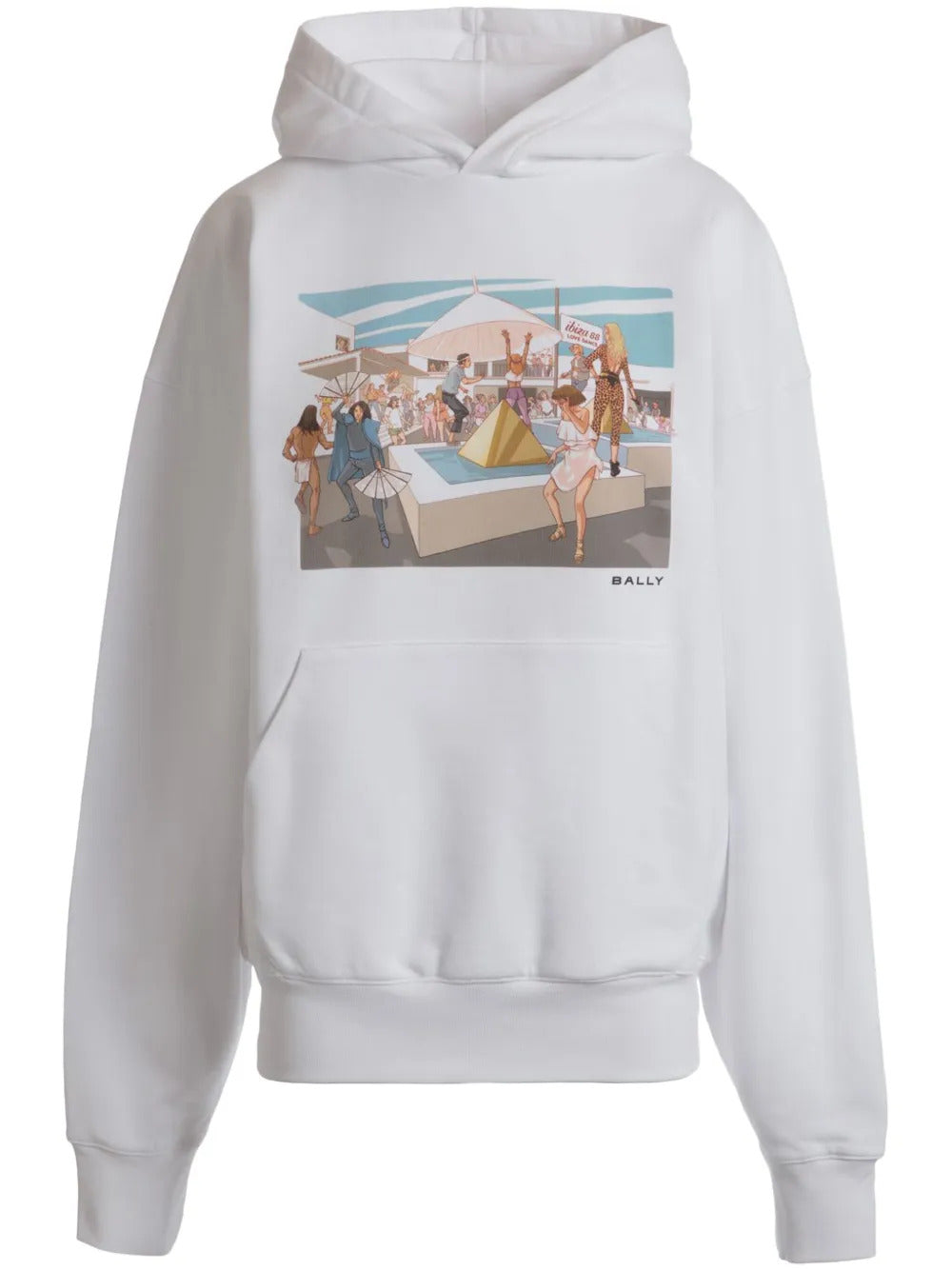 Bally  x DJ Leo Mas Dancing Amnesia-print hoodie