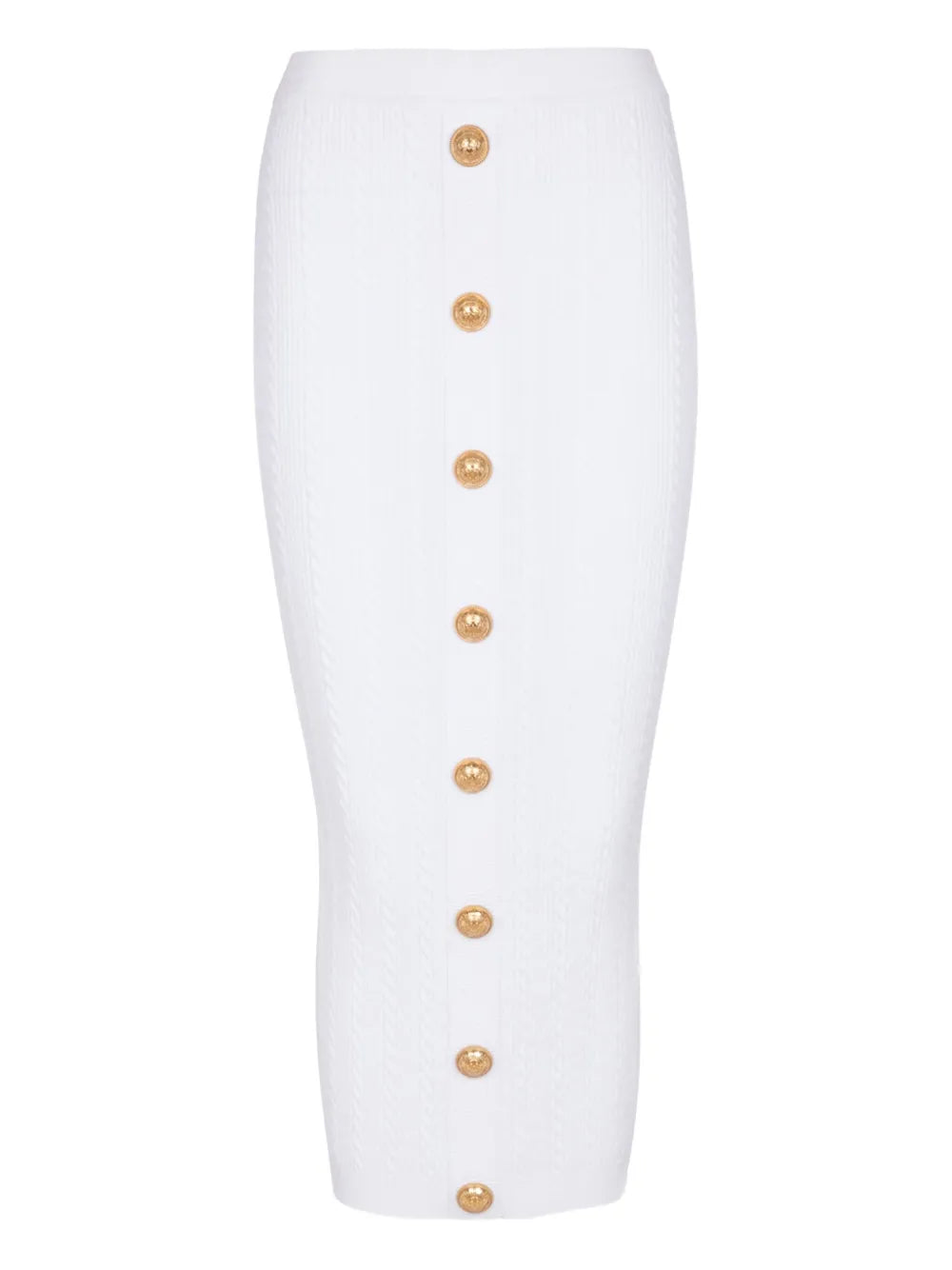 Balmain  cable-knit skirt