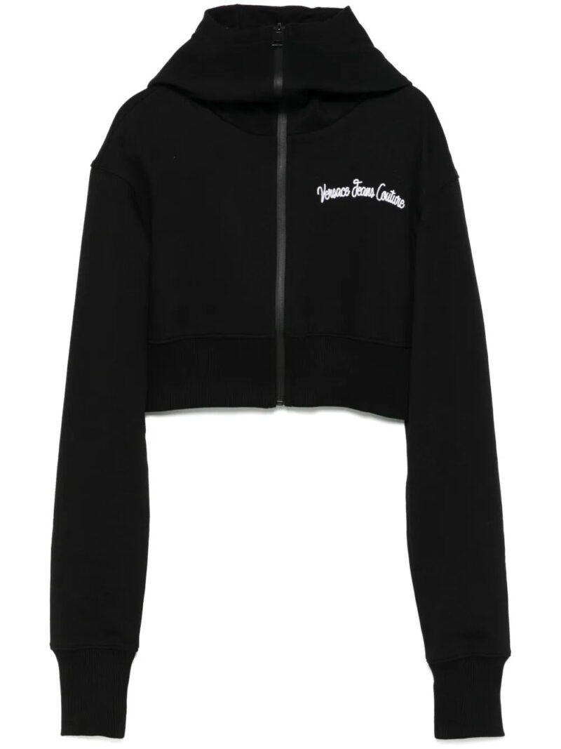 Versace Jeans Couture  cropped hoodie